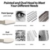 4pcs Sketch Drawing Tools, Blending Stumps with 60PCS Sponge Heads,
