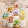 MMSZHL Bloques de Construcción de Ramo de Flores, 524 Pcs