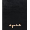 agnes b HW11-08 Women's Wallet, Wallet, Black