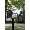 Architectural Mailboxes Coolidge Galvanized Steel Mailbox Post, Compatibility Code F,