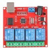 KIMISS Smart USB Switch Controller - 4-Channel 12V PC Relay