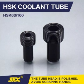 SFX 10Pcs US Stock HSK63 Coolant Tube  with O-ring Nut Tube for HSK63 Tool Holder