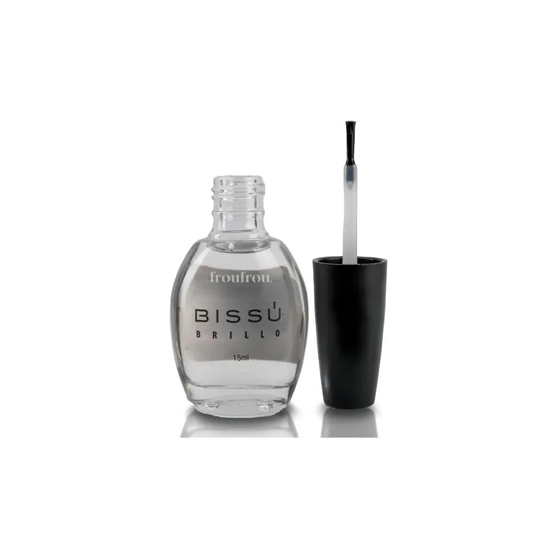 Esmalte de Uñas Bissú con Brillo Transparente de 15 mL
