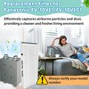 4 Pack Air Filter Replacement for Panasonic, Compatible with Panasonic
