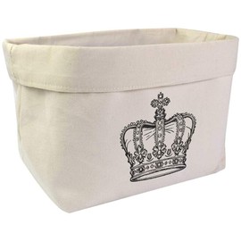 Large 'Royal Crown' Canvas Organiser/Storage Bag (OR00030026)