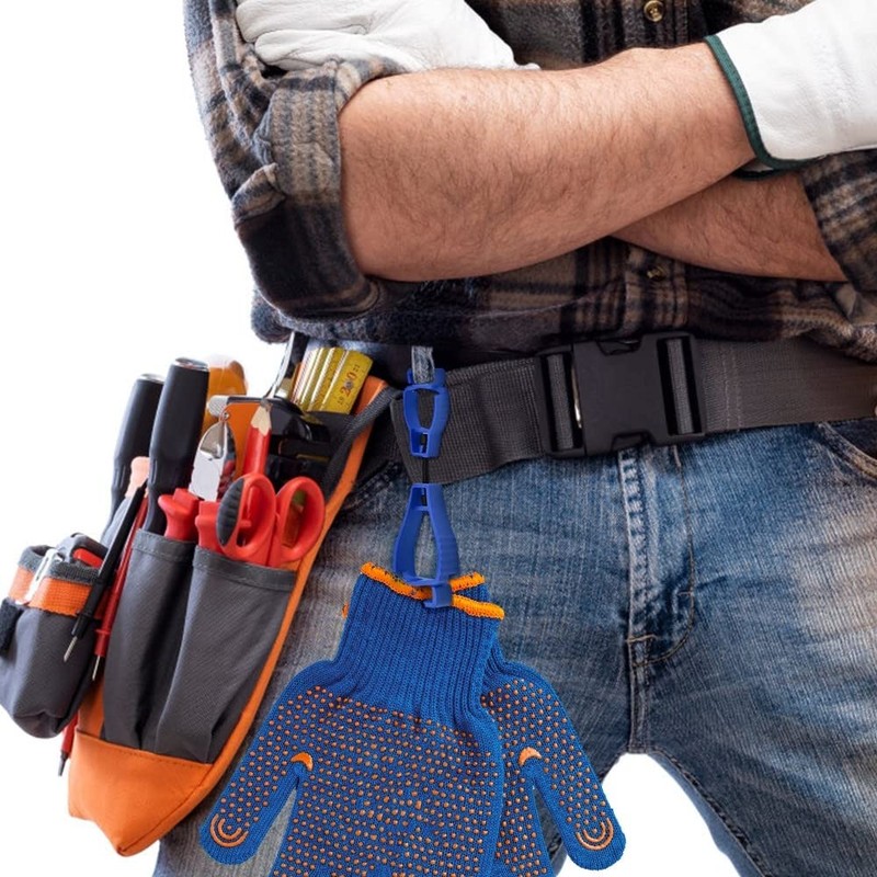 DONGKER 5PCS Glove Holder Clip,Glove Belt Clips for Work Gloves