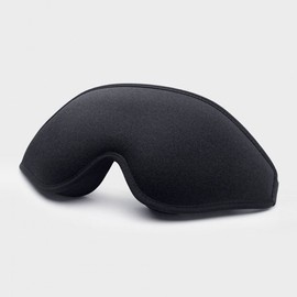 Blackout eye mask, sleep eye mask, sleep blindfold, 3D rebound memory foam black