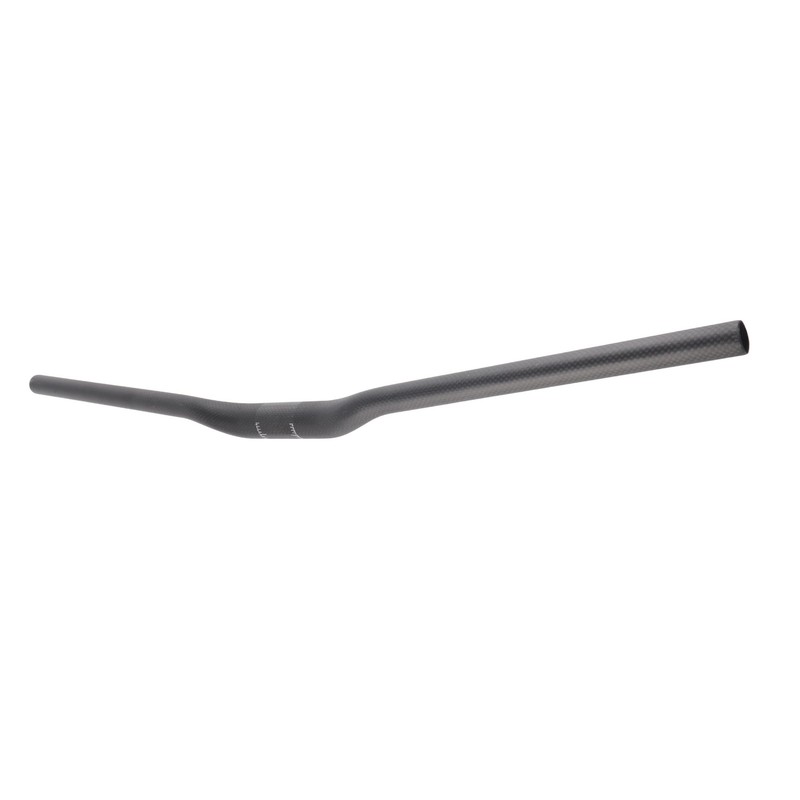 Bicycle Riser Handlebar Matt Black 3K Carbon Fiber Integrated Light
