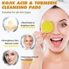 AMOCOCO Turmeric Cleansing Towelettes 20pcs Turmeric Cleansing Towelettes Gentle Pore