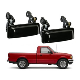 Kyumvio 2PCS FO1310134 All Metal Exterior Door Handles Fits for Ford Mazda
