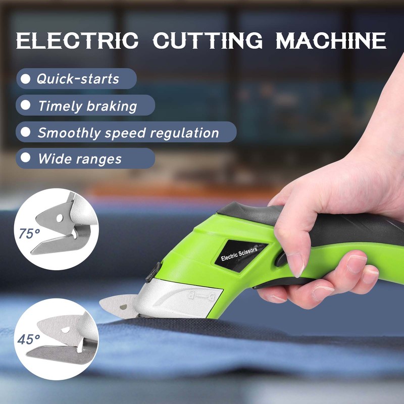 Handheld Electric Cloth Cutter Brush Motor Portable Fabric Cutting Machine