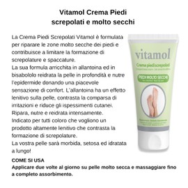 Vitamol Creme für rissige und trockene Füße 75 ml.
