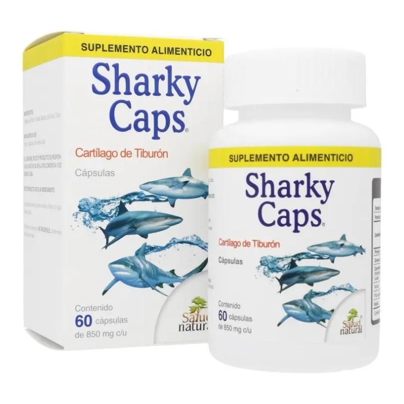 Suplemento Cápsulas Salud Natural Sharky Caps Frasco