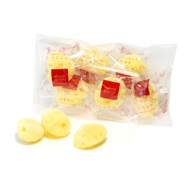 Sea sponge, 6 pieces, sanitary products, natural sea cotton, individual packaging, ziplock, sanitary, absorbing, facial cleansing, foundation, delicate zone