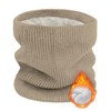 Buauty Khaki Neck Warmer Winter Neck Gaiters for Men Women