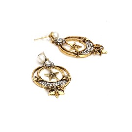 Star Statement Earrings for Women, Pearl Stars Hoop Earrings for Girls, Star Dangle Earrings Hypoallergenic, Cute Star Earrings Studs, Beaded Star Drop Earrings, Star Jewelry Gifts Funny Earrings