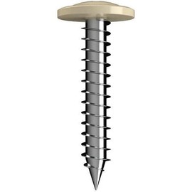 Bremick Needle Point Button Head Screw 100-Pieces, 8G x 30 mm Size, White