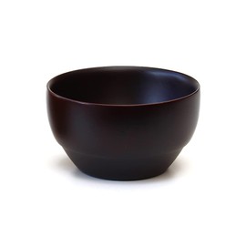 Kishu Lacquerware WR-470205 Kakuda Seibei Shoten Nano Coat Dishwasher Safe DS Soup Bowl S Dark Brown