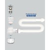 BOTEMY Polished Bathroom Sink Drain Kit with Flexible Sink Drain