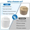 2" PVC Sewer Cleanout Adapter with Plug Pipe Fitting, PVC