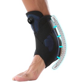 Toketa Tobilleras Deportivas de Compresión, Soporte de Tobillera Deportiva Elástico y Transpirable, Tensión Ajustable, Soporte de Resorte, Adecuado para Esguinces, Deportes, FitnessI