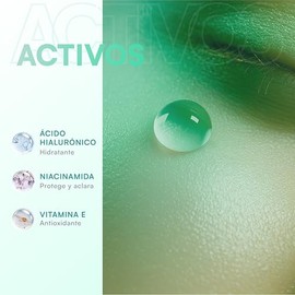 MIST JEWEL - CLEAR - Suero facial Niacinamida, Vitamina E y Acido hialurnico tonificador aclarante y protector 50ml  Serum para hombres y mujeres...  