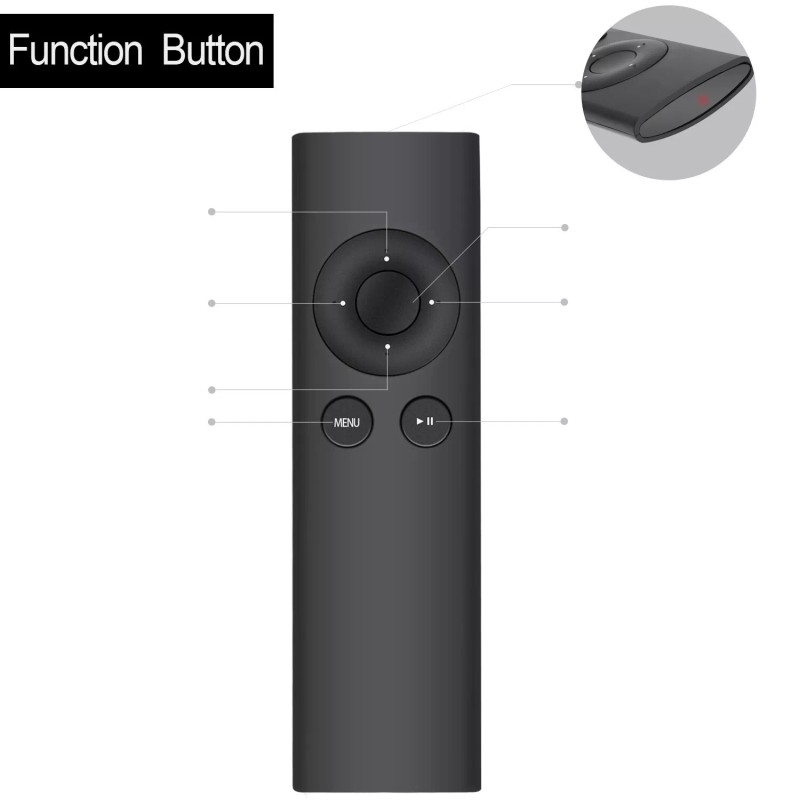 Unbranded MC377LL/A Replace Remote for Apple TV 2 3 Box