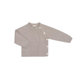 Puri Organic Baby Schlüttli Kimono Jacket, Organic Cotton Silk, GOTS Certified, tan