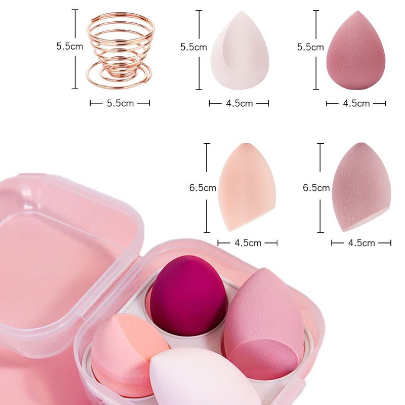 4 Pcs Makeup Sponge Puff Makeup Sponge Puff Cushion Funde