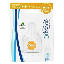 Dr. Brown's 2pk Level 3 Standard Nipple, 6-9 Months