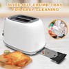 Toaster 2 slice,Retro Stainless Steel Toaster with 6 Settings, 1.5