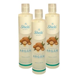 Shampoo De Argan Shelo Nabel® 530ml. 3 Piezas