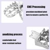 Adsspro Motorcycle CNC Aluminum Foot Pegs Rests Footpegs for CRF50