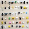 ANCLLO 200 Pieces Door Panel Clips Bumper Lock Assorted Fixing