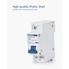 Chtaixi DC Miniature Circuit Breaker, 1 Pole 250V 80 Amp