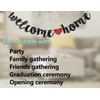 AOYEGIC Welcome Home Banner, Welcome Home Garland, Family Theme Flags,