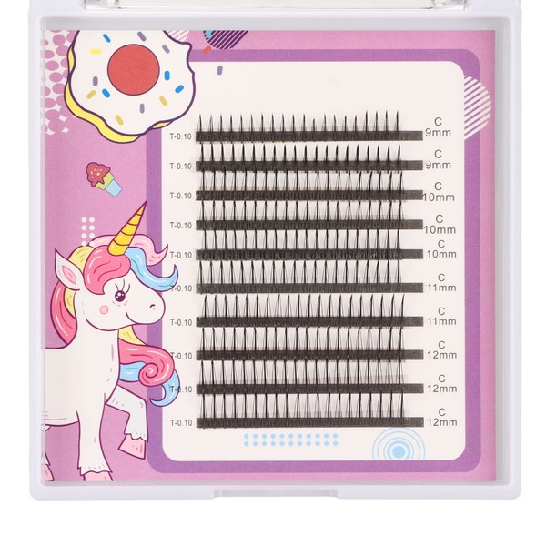 Sonew Kit De Extensión De Pestañas, Pestañas Postizas, C Curl