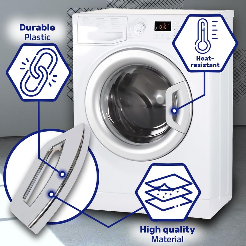 Washing Machine Door Handle 211 x 107 x 27 mm