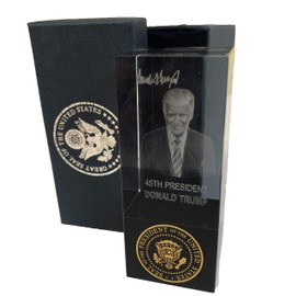 President Trump Crystal Figurine