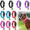 Goat Collars with Bells 10 Pack, Adjustable Sheep Goat Collar