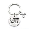 CHOROY Heartbeat Keychain Gift for Nurse Doctor It's a Beautiful