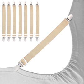fogman 8 Piece Set of 8 Duvet Sheets Anti-Slip Fastening Clips Elastic Bands Fasteners Corner
