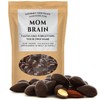 Mom Brain Gourmet Chocolate Almonds - Cocoa Dusted Kepperton Dark