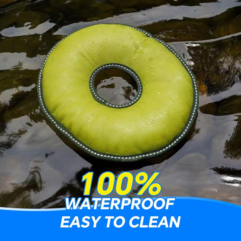 3DOEX Durable Dog Frisbee, 10" Soft Flying Disc Toy for