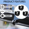 Bicycle Cable C-Clips Black 10Pcs: Brake Cables Clamps for Bicycles
