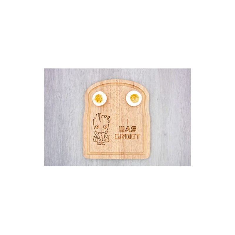 I was Groot Hardwood Breakfast Boiled Egg Board 24cm x