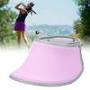 Elastic Knitted Fabric Breathable Golf Sun Hat 360° Rotation Adjustable