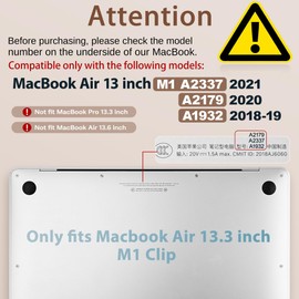 May Chen Compatible with MacBook Air 13 inch Case 2022 2021, 2020-2018 Release Model: M1 A2337 A2179 A1932, Plastic Hard Shell Case Cover for Mabook Air 13 inch with Retina Dispaly, Bows Girly