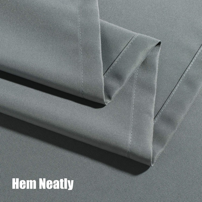 BONZER Extra Wide Waterproof Outdoor Curtains for Patio Heavy Privacy