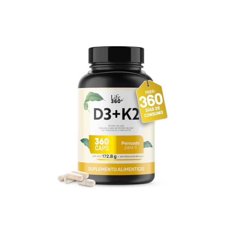 Life 360 Suplemento Alimenticio Vitamina 400 Cápsulas